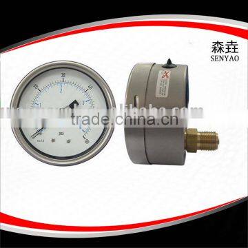 Detachable bezel Pressure Gauge