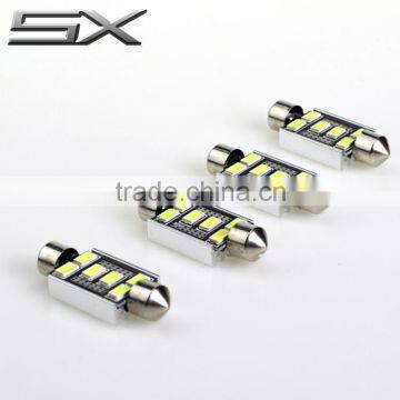 Hot 12v made in china led car light motorcycle License plate light C5W UX-SJ6-C5W-5630-36MM