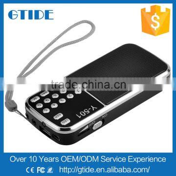 Y-501Chinese Manufacture Produced Plastic fm Ham Radio Shack Gps Car Tracker With Many Colors Supports TF Card/USB/MP3 Format/FM photo-2