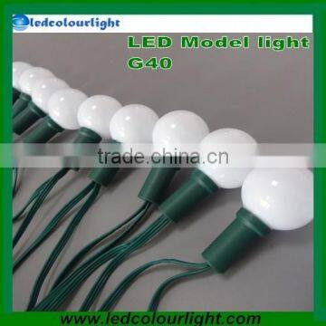 DC12V G40 0.6w RGB LED Christmas String Light Factory Price for Festive Decoration photo-2