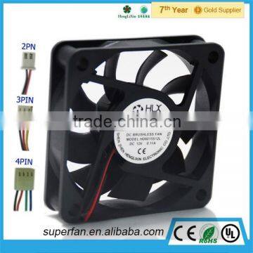 DC 5V 12V Brushless Cooling Fan 6015 60x15mm High Air Pressure Fan