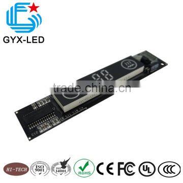 Low Power Consumption yellow color Ventilation customized digital LED display