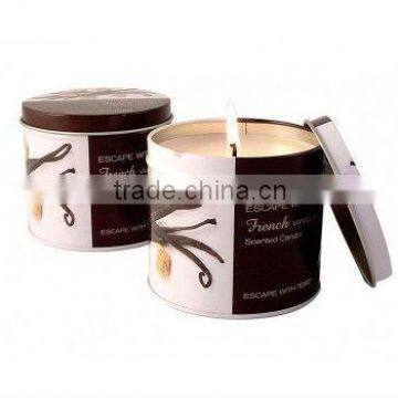 scented soy wax tin candle, gift candle