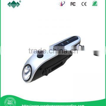 Solar Radio LED Torch With USB Port Charge Mobile phones