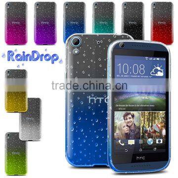 Low price china mobile phone Two Color Soft TPU Raindrops Back Cover Waterdrop Case for HTC Desire 626 tpu case alibaba china