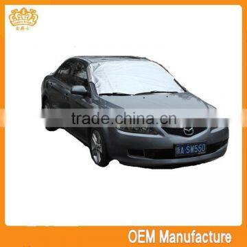 Sunshade Fabric Aluminum Film pp Cotton Printing Car Sunshade,foldable Car Sunshade photo-3
