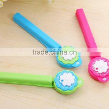 Plastic Bread Bag Clip,Flower Head With Date seal Clip