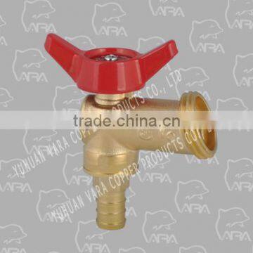 702-34 PEX X HOSE BOILER DRAIN ANGLE VALVE BRASS QUARTER TURN