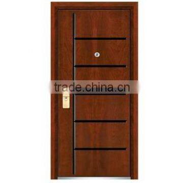 Professional Zhejiang Factory Fusim Brand Best Steel Wooden Door2014