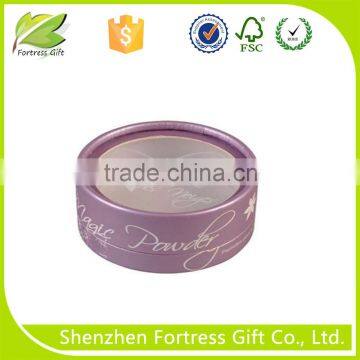 Printed paper cardboard tube box for jewelry