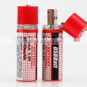 Good selling usb rechargeable battery , AA rechargeable battery , usb battery