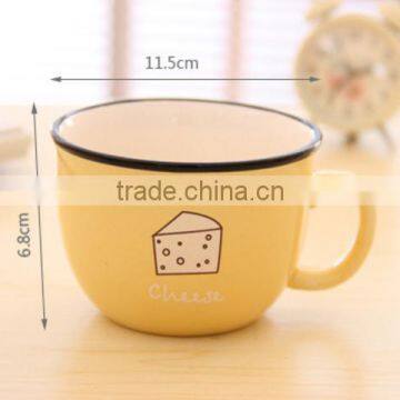 High Quality Cute Creamic Lovers Breafast Cup/coffee Mug/milk Cup/tea Cup