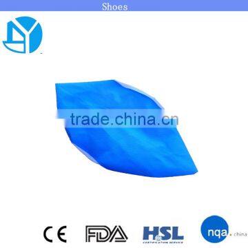 Medical Disposable Blue and White CPE+PP Two Colours Shoe Cover by CE/FDA/ISO Approved photo-5