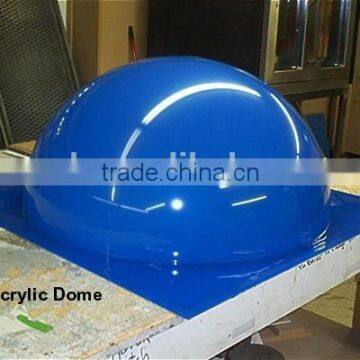 new products blue large acrylic dome plexiglass sphere