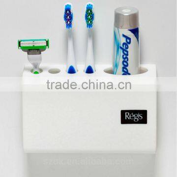 high quality white acrylic bathroom display for toothbrush toothpaste wholesale