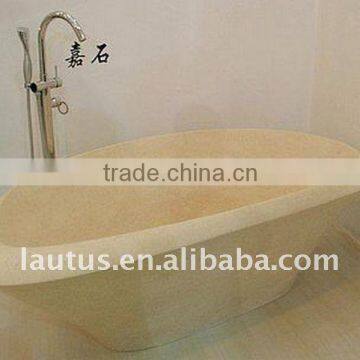 Lautus Natural Marble Stone Bathtub BATH-ERA180-GL Carved Stone Bathtubs