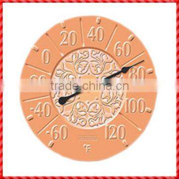 Pesonalized round terracotta digital Decorative Wall Clock