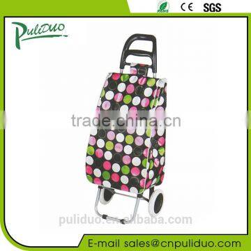 51 * 19 * 31cm Wholesale Shopping Folding Trolley Cart With Two Wheels