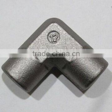 Forged alloy steel 90 degree hydraumatic elbow pipe connector blank