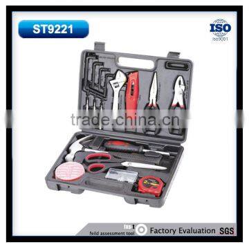 27Pcs Mechanical Tools Set, Plastic Tool Box with Hand Tools