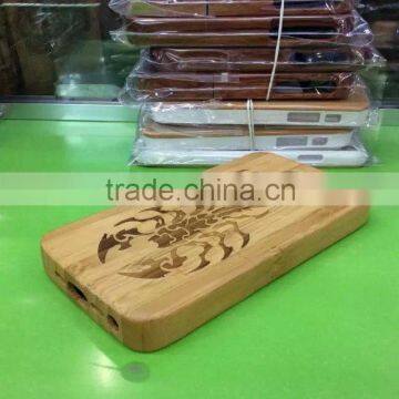New Factory Price Bamboo Wooden Mobile Cover for LG G2