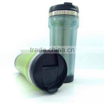 2016 Newly Design Premium 18/8 Stainless Steel Car Travel Mugs Coffee Mug With Screw Top & Bottom photo-5