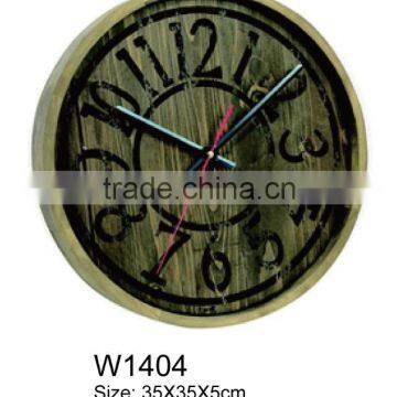 ventige home art hot selling wood wall clock