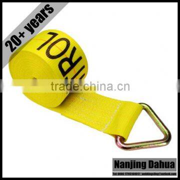 Since 1993 2" Winch Strap W/-Forged D Ring