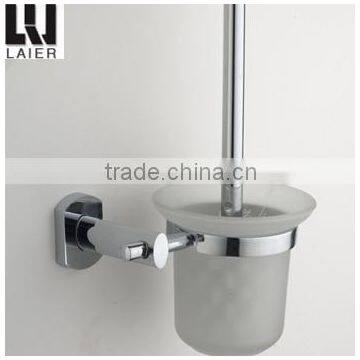 hot-sale cheap zinc chrome bathroom accessories set toilet brush holder 60550