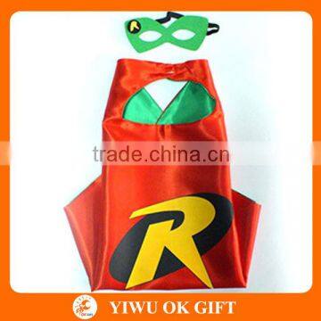 Amazon hotsale robin cape,superhero cape and mask wholesale