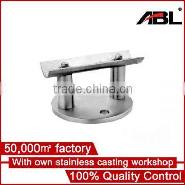 2016 Durable Casting 304/316 stainless steel polished inox table base,handrail casting flange