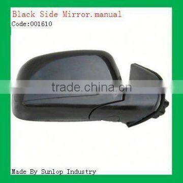 D-max auto accessories black side mirror #0001600 black side mirror for d-max 2002-2008