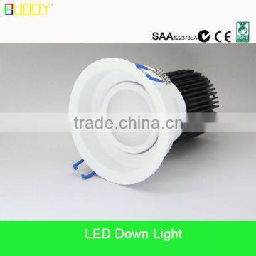 2013 Hot sales 15W Sharp dimmable led recessed light( Cutout: 90mm, SAA, C-TICK, CE certified )