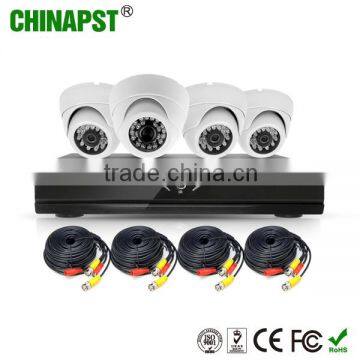 4CH USB Quad CCTV IR Nightvision Outdoor Waterproof Camera DVR Security DVR Kit System PST-DVRK04A