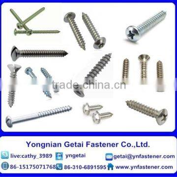 Self-tapping screws, Round head screws with hexalobular slot