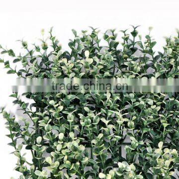 White color PE material decorative artificial leaf wall