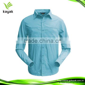 OEM customized best quality electric blue collar shirt