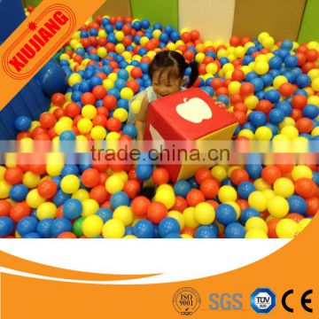 Clear yellow purple white blue attractive colorful plastic ball pit balls for kids games