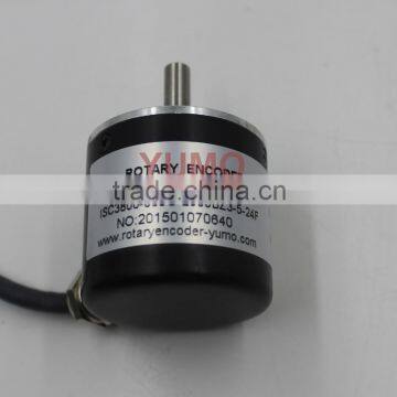 YUMO ISC3806 2500PPR 5V CNC System Solid Shaft Encoder Optical Price Incremental Rotary Encoder photo-3