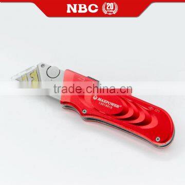 Wholesale Utility Knife With Aluminum Handle OEM Free Sample Cutter