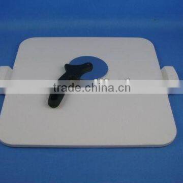 refractory baking stone with handle