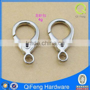 Zine alloy wholesale handbag fitting lobster hook for handbags