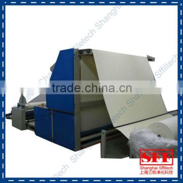 laser filter cloth cutting / slitting machine