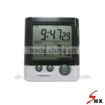 Large LCD 2 groups digital timer with clock and date function