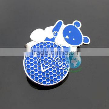 2015 cute magnet golf hat clips with ball marker for sale