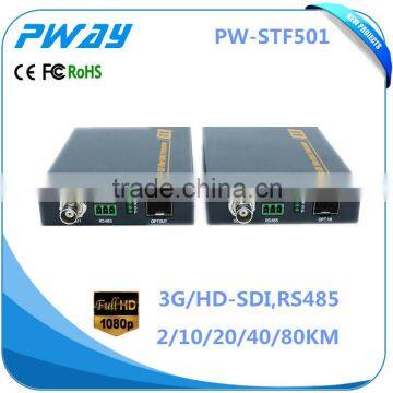 Hd/ Sd/ 3g Sdi to Fiber Optical Converter 1080p With RS485 10km photo-3