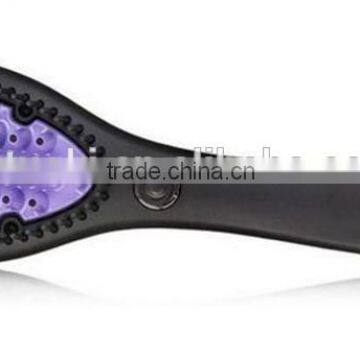 Purple Straight Comb Auto Electric Hair Straightener Brush photo-4