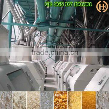 High output maize flour mill machine, maize meal making machine for breakfast