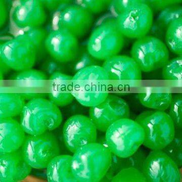 canned green cherry without stem in light syrup