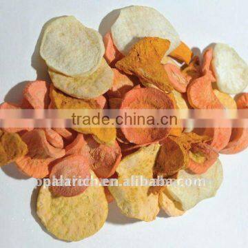 Freeze dried vegetable chips